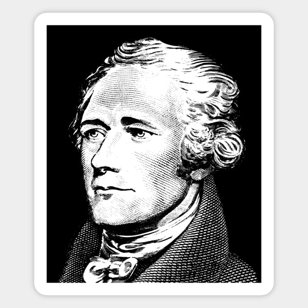 Alexander Hamilton Magnet by warishellstore